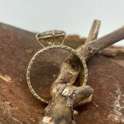 champagne-moissanite-ring-gold-flat-sandrakernsjewellery champagne-moissanite-ring-gold-flat-sandrakernsjewellery