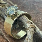 champagne-moissanite-ring-gold-side-sandrakernsjewellery champagne-moissanite-ring-gold-side-sandrakernsjewellery