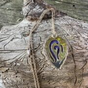 cheroite-pendant-cutout-silver-purple-back-sandrakernsjewellery cheroite-pendant-cutout-silver-purple-back-sandrakernsjewellery