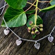 hearts-necklace-silver-textured-2-sandrakernsjewellery hearts-necklace-silver-textured-2-sandrakernsjewellery