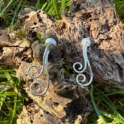 silver-earrings-curly-moissanite-stud-back-sandrakernsjewellery