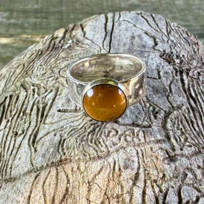 tigers eye-silver-ring-round-sandrakernsjewellery