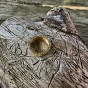 wedding-ring-9ct-gold-textured edges-side-sandrakernsjewellery